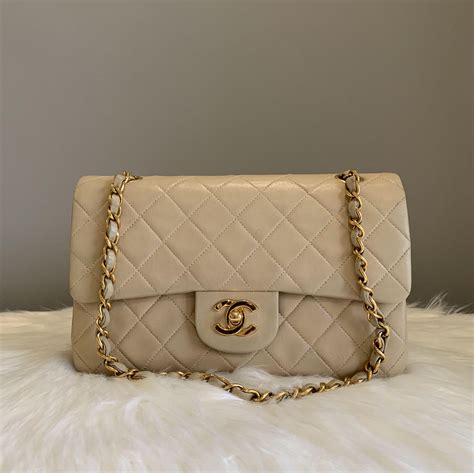 chanel denim classic flap|Chanel mini flap bag beige.